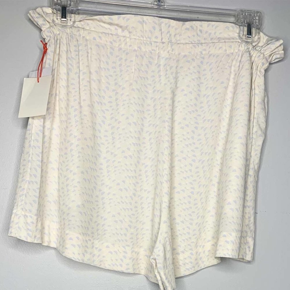 Nordstrom Open Edit Lennox Print Short, Cream & Ivory blue, Size M, NWT - Picture 2 of 5